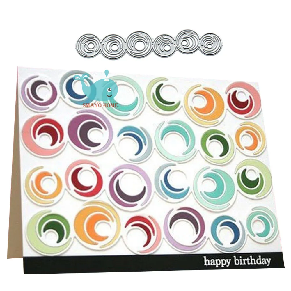 

thread ring Metal Cutting Dies Scrapbooking Stencil for Album Paper DIY Gift Cards Decoration Embossing Mold Dies New 2019