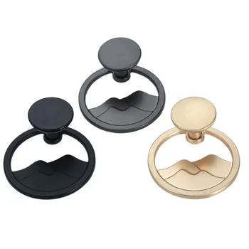 

DRELD 60mm Furniture Handle Knob Wood Door Wardrobe Dresser Cupboard Handle Drawer Cabinet Pull Knob Single Hole Home Decor