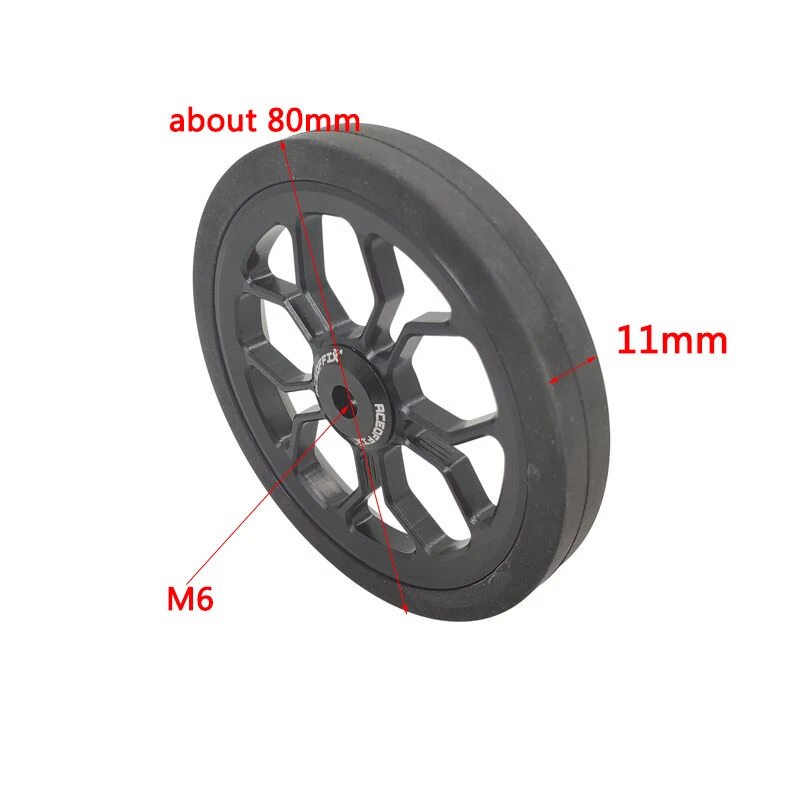 Bicycle Auxiliary Wheels Aceoffix 80mm 1 pair easywheel for Brompton birdy folding bike accessories easy wheel