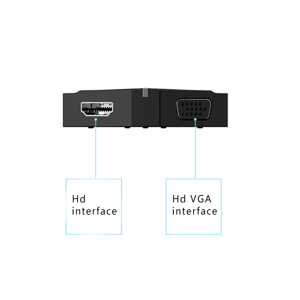 USB C type C до 4K HD VGA 3,5 мм аудио кабель-адаптер USB-C Замена шнура конвертера для Macbook HD tv ноутбука