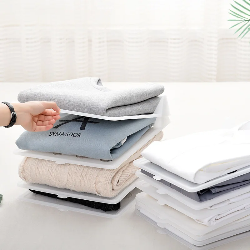 

Multifunction Durable Plastic Clothes Storage Fold Board Magic Fast Speed T-Shirt Clothes Blouse Organizer Storage Folding Board