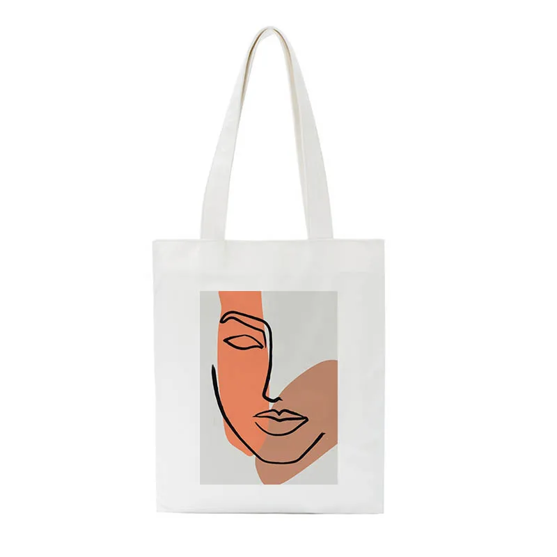 Matisse, абстрактная, Брезентовая, женская, вместительная, повседневная, с принтом, для школы, Harajuku, Ulzzang, забавная, модная, художественная, женская сумка на плечо