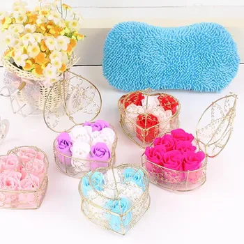 

6pcs Valentines Day Gift for Girlfriend Boyfriend Flower Soap Wedding Gifts for Guests Bridesmaids Gift Party Favors Presents