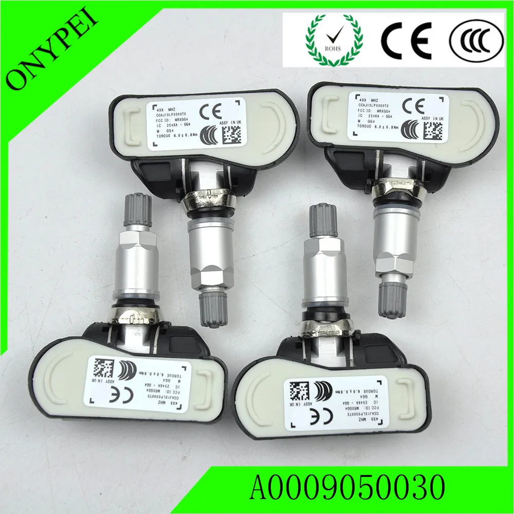 Датчик давления в шинах 4X A0009050030 0009050030 000905720 A0009050030Q03 TPMS для Mercedes-Benz C250 C300 C350 Smart