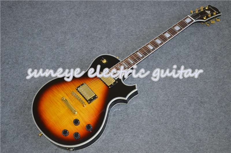 Suneye Винтаж Sunburst глянцевая отделка на заказ электрические Позолоченные элементы гитары ra Electrica Китай DIY гитары