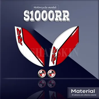 

FOR 2017-2018 BMW S1000 RR S1000RR New 3D Gel Motorcycle Fuel Tank Side Sticker Guard Plate Engine Knee Pads