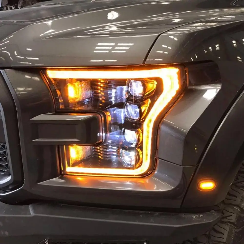 Новое поступление светодиодные фары для FORD для Raptor 2015-2019 Full led