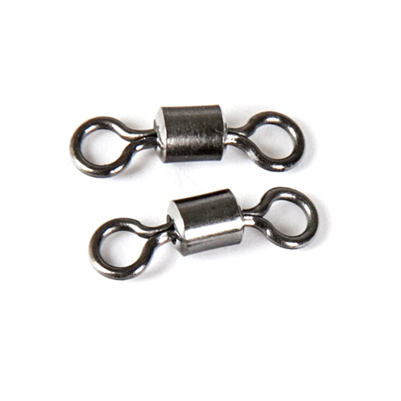 Pro Outdoor Fishing Barrel Bearing Swivel Stainless Steel Solid Ring Connector