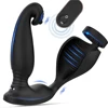 9 Speeds Butt Plug Prostate Massager with Remote Testicle Stimulation P-spot Relaxation Treatments Pleasure Massage Instrument 1