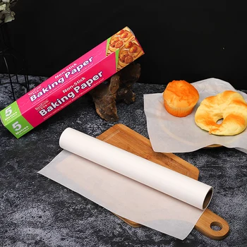 

5M Stick Baking Paper High Temperature Resistant Sheet Oven Microwave Grill Baking Mat Baking Tools BBQ Baking Oil Paper