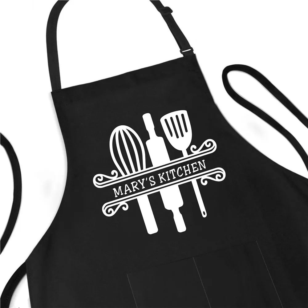 Personalized Cooking Apron, Funny Dad Gift For Grill Chef Man, Name 70x80cm Man Home Kitchen Apron, Unique Gifts