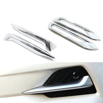 

Chrome For Nissan Qashqai J11 2019 2020 Front Rear Fog Light Eyebrow Cover frame trim accessories