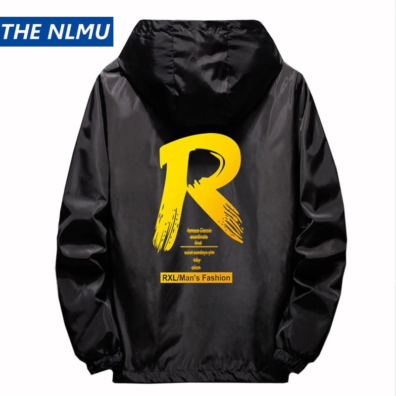

Camouflage Jackets Mens Streetwear R Print Two Sides Coat Men Fashion Summer Casual Windbreaker Jacket Male HZ176