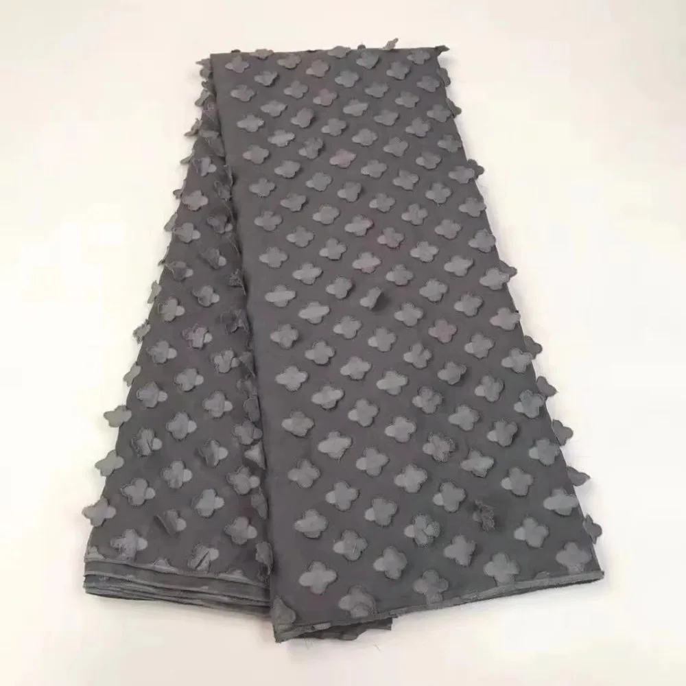 2019 African water soluble  Laces Fabrics Nigerian 3D Cord Lace French Cord Lace  High-quality  African French Net Lace Fabric (1)