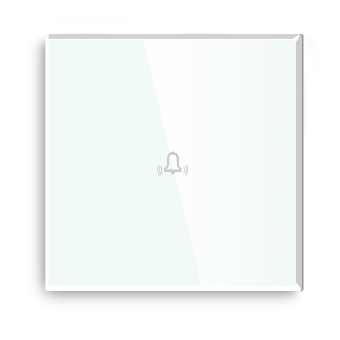 BSEED сенсорный датчик дверной Звонок переключатель из хрустального стекла панель