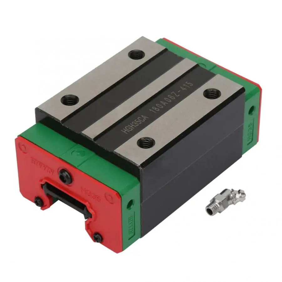 

1Pcs HGH35CA Red and Green Linear Guide Rail Block Slider Bearing Steel Sliding Block