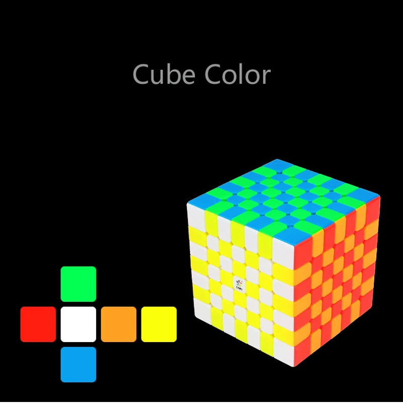 Yuxin 7x7x7 Магнитный профессиональный куб Magique Vitesse 67,5 мм куб Oringal Aimants Puzzle Cubo Magico Jouets Pour Enfants