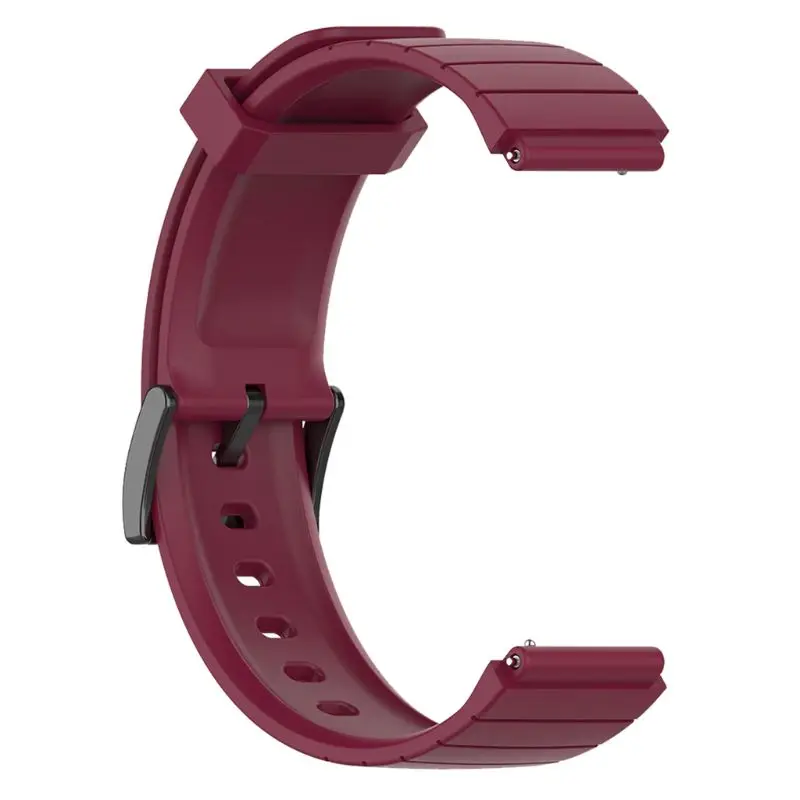 Breathable Silicone Watch Strap Metal Clasp Wristband Strap for Xiao-mi Mi Watch X3UB