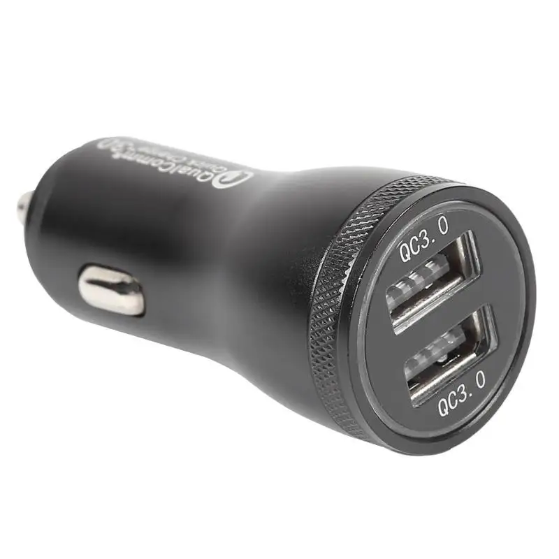 Автомобильное зарядное устройство PQ3C 36 Вт двойной адаптер QC 3 0 USB 5A для быстрой