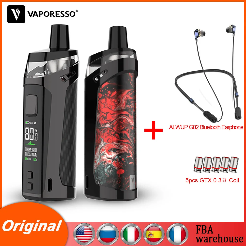 Новейший оригинальный набор Vaporesso TARGET PM80 Pod со встроенным картриджем в виде