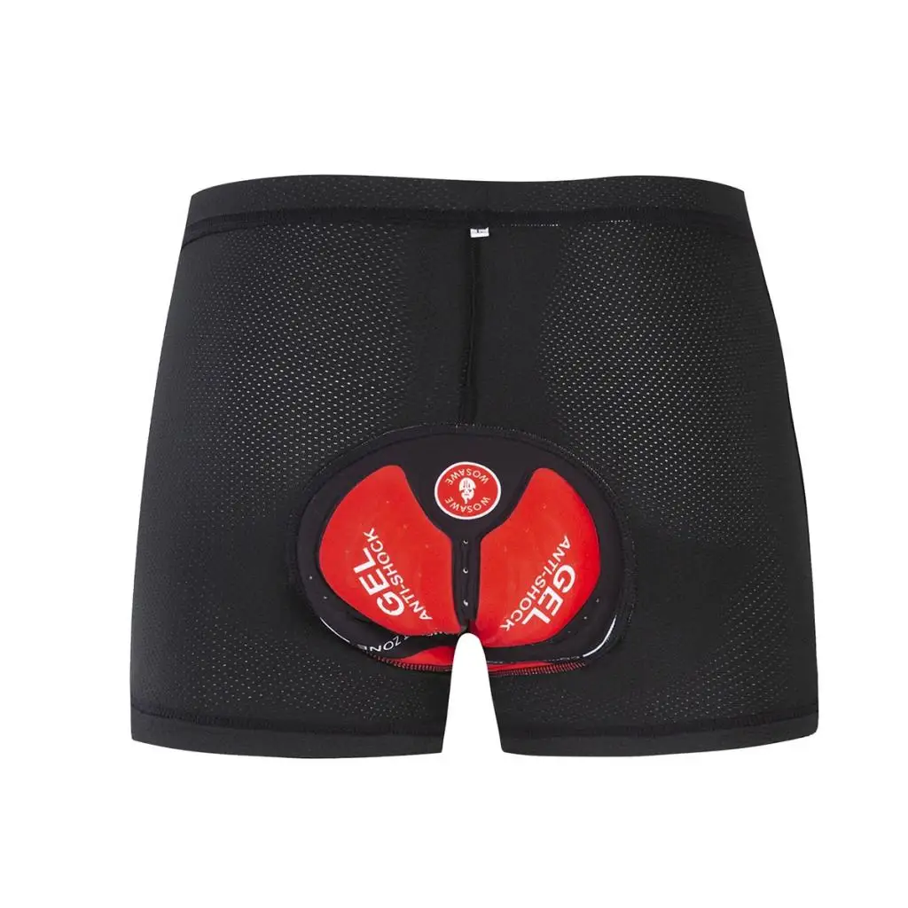 Men Gel Padded Cycling Bike Shorts Bicycle Clothes Biking Gear - Breathable & Absorbent