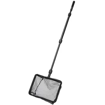 

1 Pc Extendable Fishing Net Plastic Pole Handle Telescopic Landing Net Tuck Net For Fish Tank Lakes Ponds