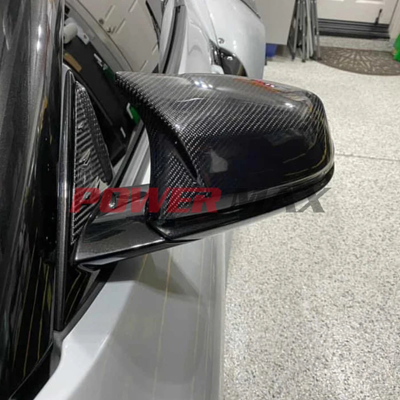 Rear Carbon Fiber Mirror Caps For Toyota GR Supra A90 A91 MKV Mirror Cover  Replacement