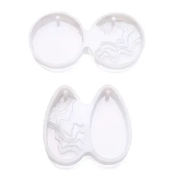 

Silicone Pendant Mould DIY Crystal Island Mountain Resin Epoxy Mold for Jewelry