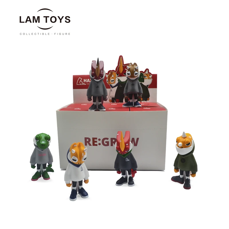 

Blind box Authentic LAMTOYS lizard series first bomber car ornaments doll toy