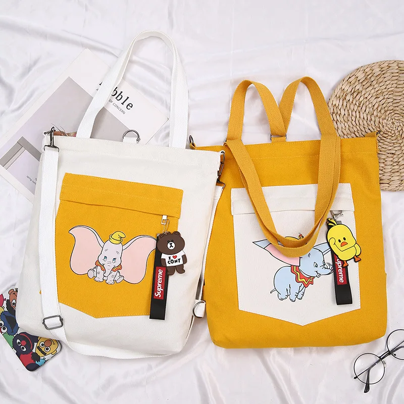 

Korean-style New Style Canvas Bag Women's Shoulder Cute Fashion Literature And Art Versatile Over-the-shoulder Bag Students Shop