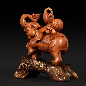 

WSHYUFEI CHINESE ELEPHANT MODEL SCULPTURE DECORATIONS HOME ORNAMENT OFFICE RETRO FIGURINE CRAFTS CREATIVITY DESKTOP DECOR