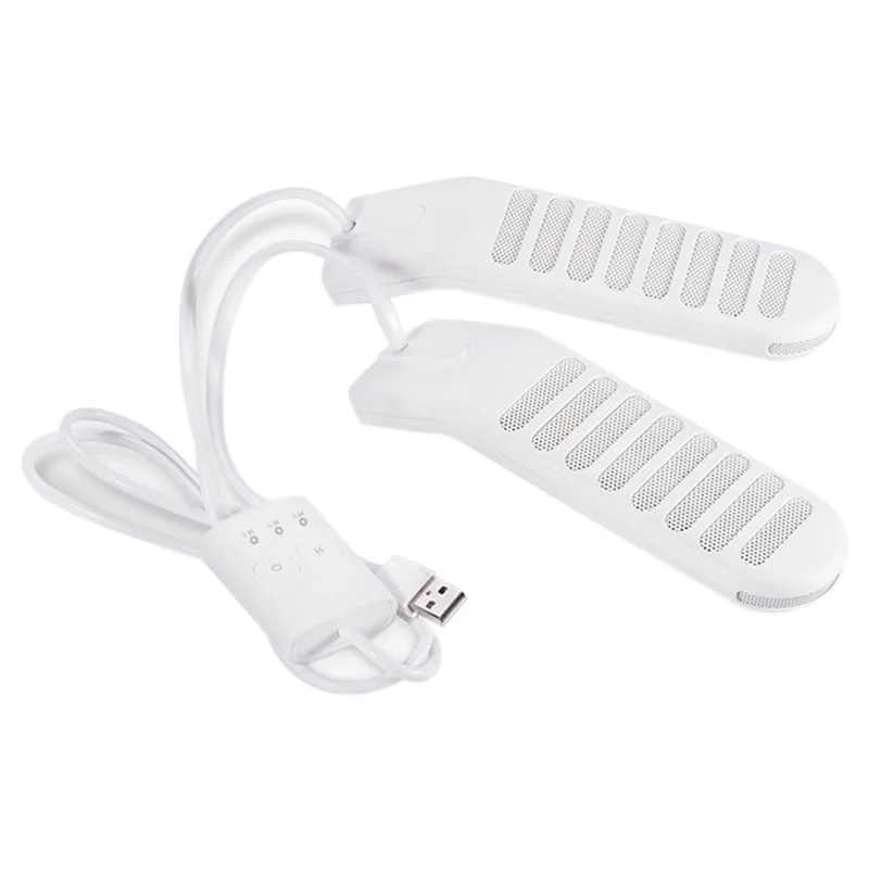 Portable USB Shoes Dryer Heating Mats Foot Warmers Deodorant Dehumidifying Device Suitable for Different Shoes with 200mm Cord