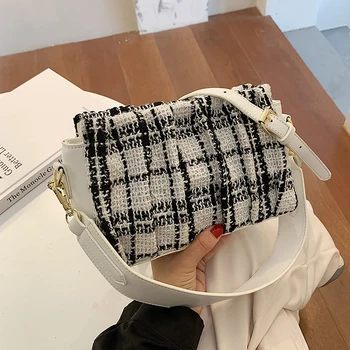 

с доставкой Cotton Linen Small Crossbody Bags 2020 Pear Designer Shoulder Handbags Female Travel Lady Trending Branded Hand Bag