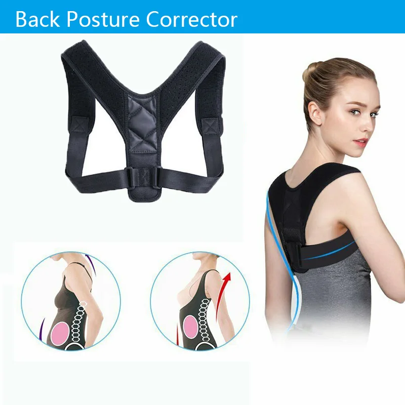 

Brace Support Belt Adjustable Back Posture Corrector Clavicle Spine Back Shoulder Lumbar Posture Correction