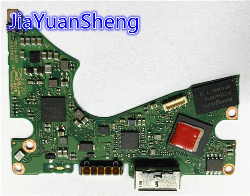 Hdd Pcb Placa Lógica Codificação: 2060810035000 Rev p0 810035100 2060 810035 000 Wd40ndzw Wd50ndzw