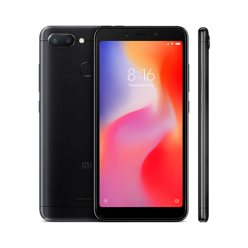 Global Version Xiaomi Redmi 6 4GB 64GB Smartphone Helio P22 Octa Core Smartphone 12MP+5MP Dual Came