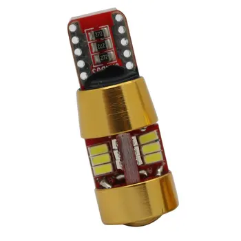

194 168W5W Car Led Indicator Light T10 27Smd 3014 License Plate Light T10-27-3014 Constant Current White Light