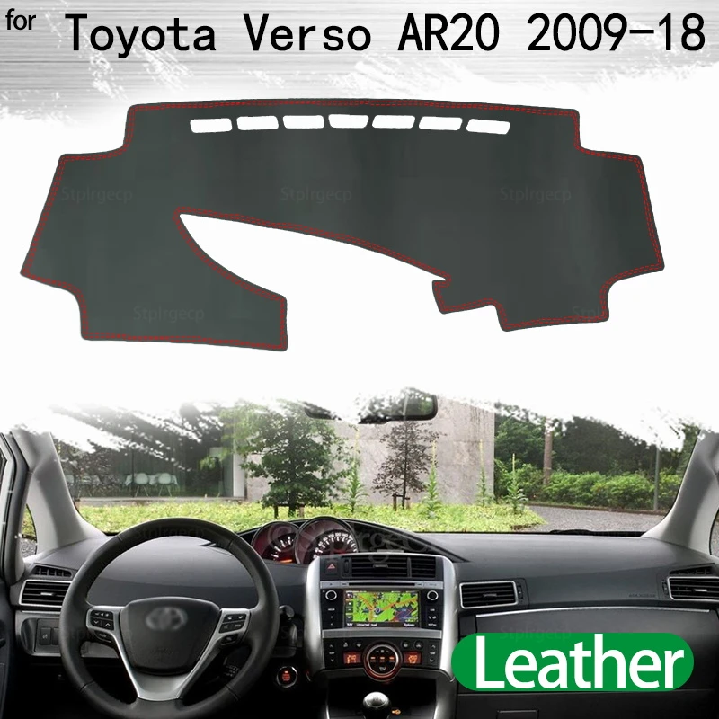 Leather Dashmat Accessories Car-Styling Dashboard Covers Pad Sunshade Dash  Mat For Toyota Verso 2009~2018 AR20 SportsVan AliExpress