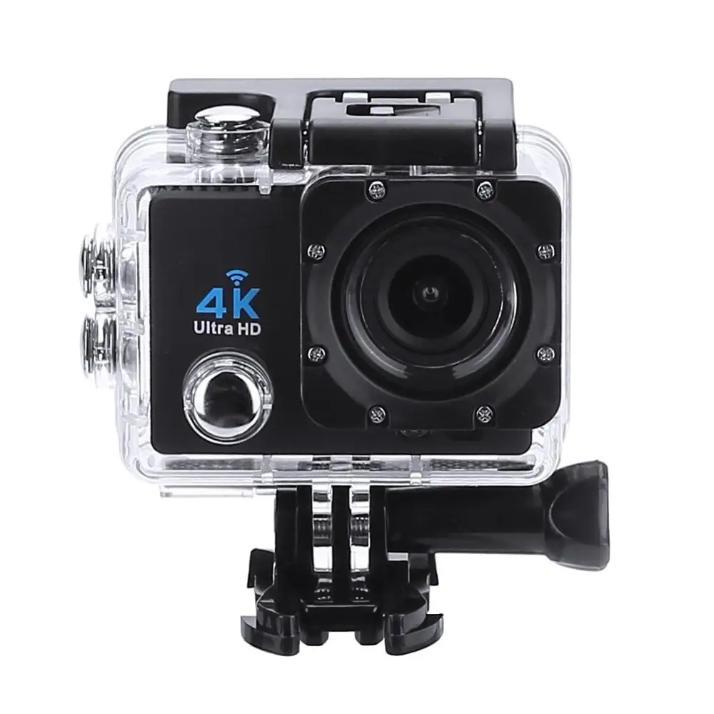 2,0 дюймов плюс ультра HD Экшн-камера lcd 720P wifi HD Спортивная камера 30 м Водонепроницаемая 120 ° DV экшн-камера видеокамера - Цвет: Белый
