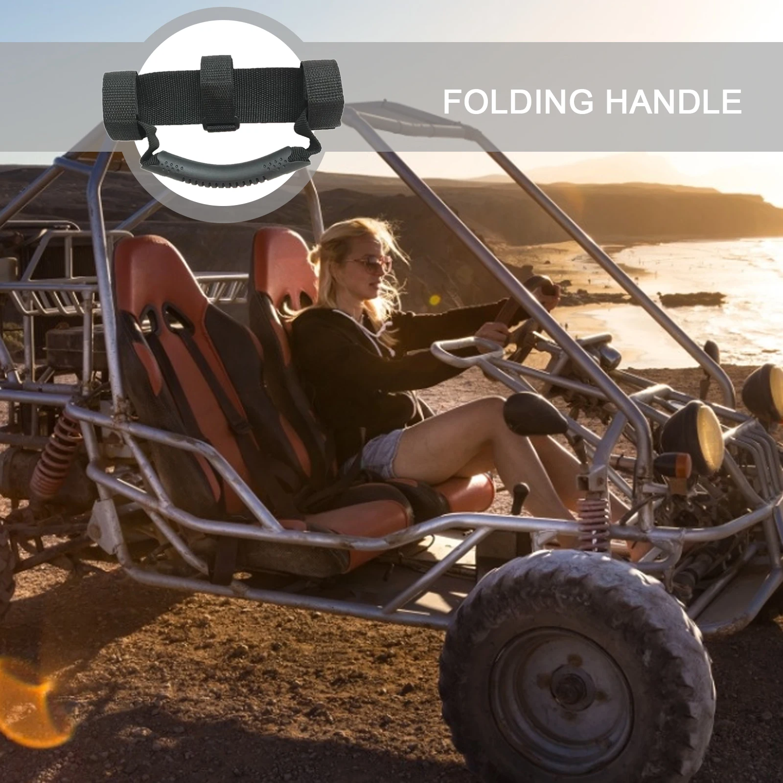 UTV ATV Universal Sports Roll Bar Cages Grab Handle Hold For Jeep For Can-am Commander Maverick X3 1000 Polaris RZR Ranger atv accessories car modification accessories