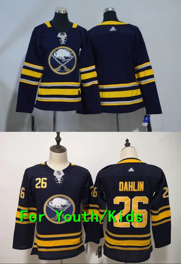 Молодежная Вышивка сшитые буйвола#26 Rasmus Dahlin Дети Джерси