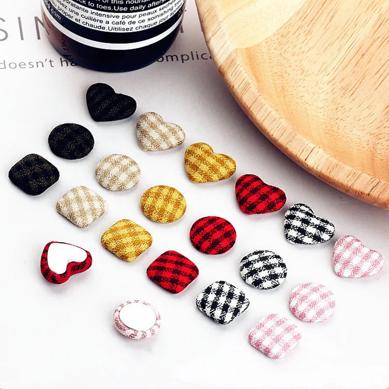 10 шт. хит продаж квадратные круглые серьги с пряжкой для девочек материал