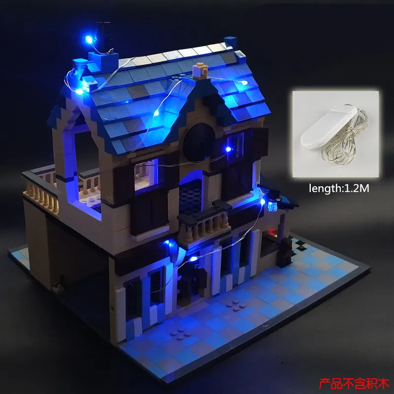 

2020 City Creator Street View LED Light Kit Accessories Model Blocks Bricks Building Blocks Bricks Toys (Only Light Included)