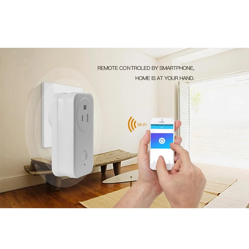 ABHU-Wifi переключатель Ws2 умная розетка для Apple Homekit Alexa Google Home Us адаптер приложение голосовой пульт дистанционного управления США штекер