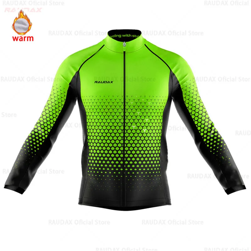 10 Winter Cycling Pants Set Pro Team raudax Fleece Cycling Clothing MTB Cycling Jersey Set Ropa Ciclismo Triathlon Cycling Kit - Цвет: 10