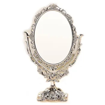 

High quality Black Butterfly Rotatable Vintage Desktop Gothic Rose Stand Compact Makeup Mirror Cosmetic Tool Decor Tool NS