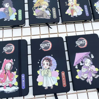 

A6 Notebook Anime Demon Slayer Kimetsu no Yaiba Note Book Kamado Tanjirou Paper Agenda Schedule Planner Sketchbook Gift for Kids