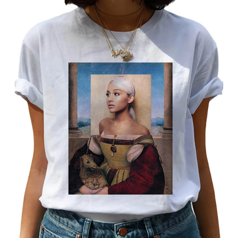 

Ariana Grande Thank You,next Harajuku T Shirt Women Ullzang 7 Rings New T-shirt Aesthetic Hip Hop Tshirt Fashion Top Tees Female