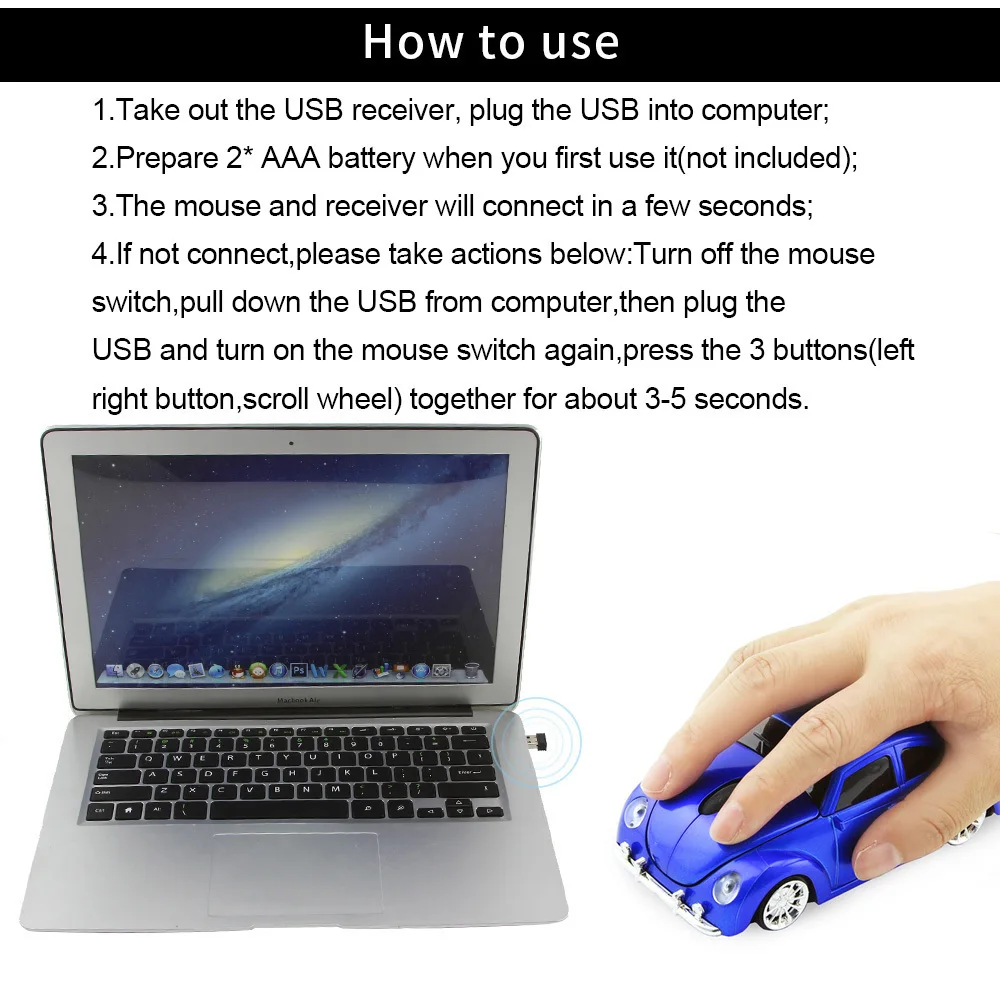wireless maus pc auto