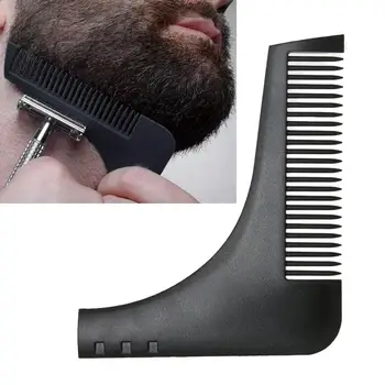 

1pc New Black Beard Shaving Styling Template Beard Shaping Comb Trimming Tool Beard Styling Template